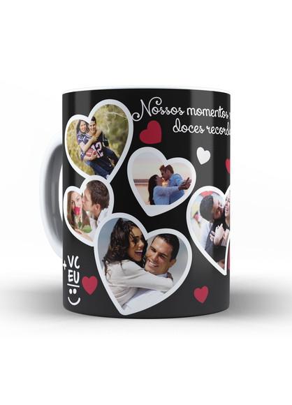 Caneca nossos momentos namorados eu e você