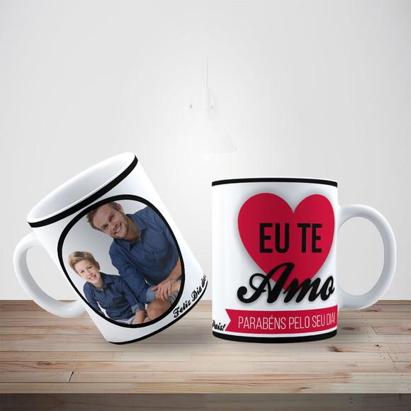 Caneca Pai Eu Te Amo Dia dos Pais Presente para Pai