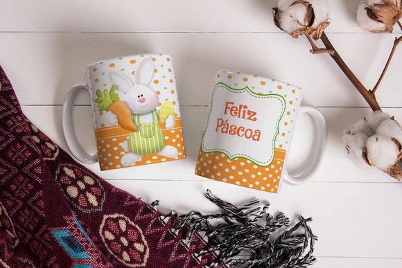 caneca páscoa caneca cerâmica páscoa presente páscoa