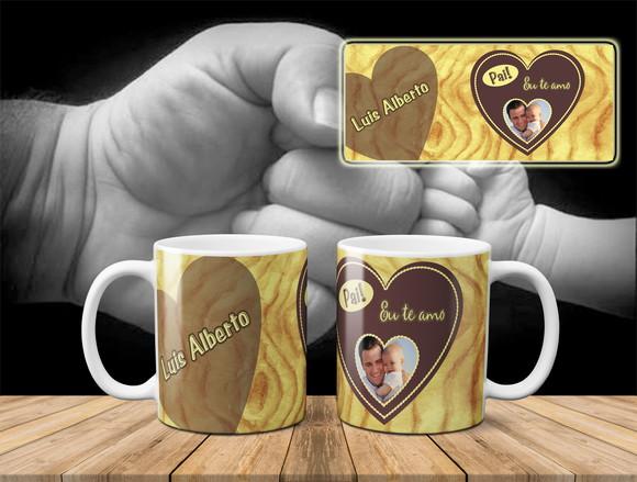 caneca pai presente super pai com foto dia dos pais