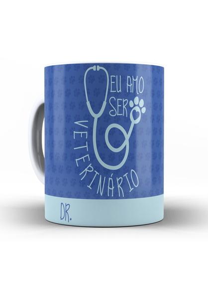Caneca personalizada amo ser veterinário Dr.