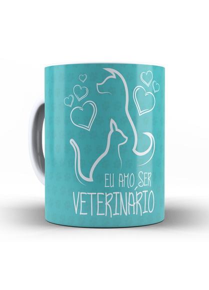 Caneca personalizada amo ser veterinário