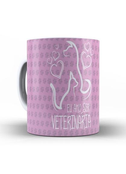 Caneca personalizada amo ser veterinária