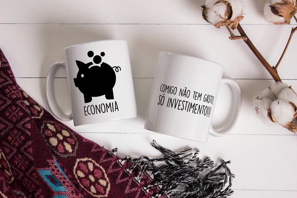 Caneca Personalizada Economia