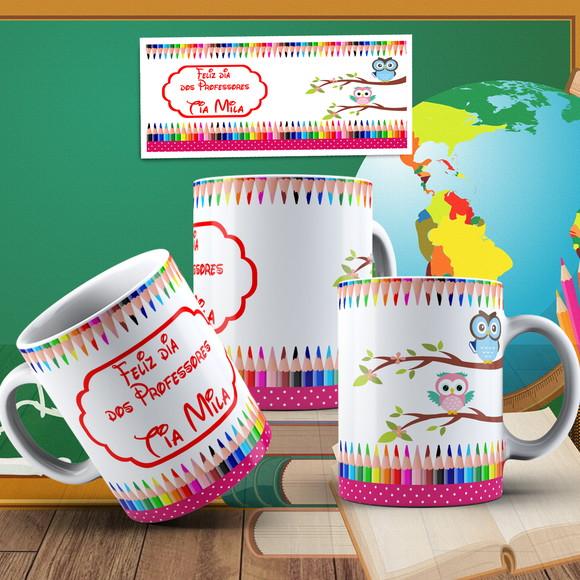 Caneca Personalizada Feliz Dia dos Professores