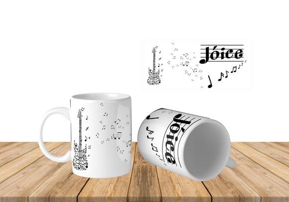 Caneca Personalizada Musica notas musicais