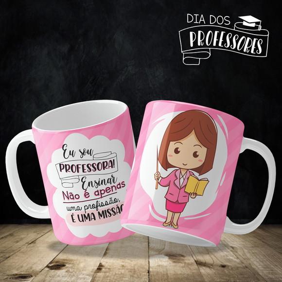Caneca Professora Eu Sou Professora Personalizada