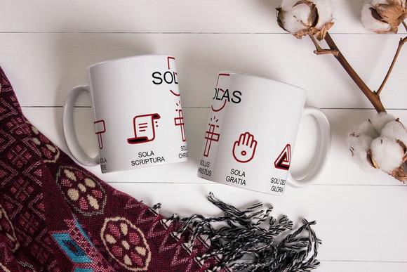 Caneca Reforma Protestante Cinco Solas Reforma Cristã