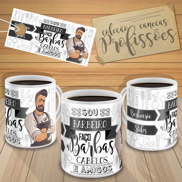 Caneca Sou barbeiro profissão