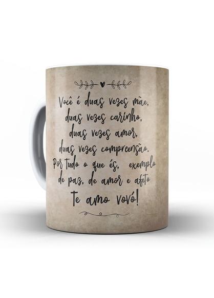 Caneca Vovó é Mãe com Açúcar