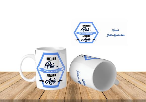 Caneca Vovô Vô lembrança vovô