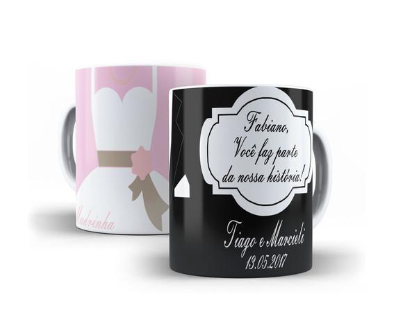 Lembrança Caneca casamento Personalizada Casamento padrinhos