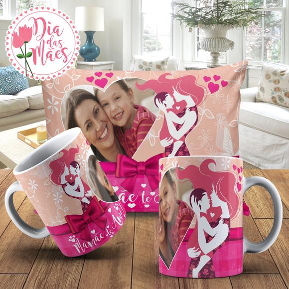 Presente Mãe personalizado c/ foto mamãe te amo