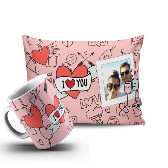 Presente marido namorados amor lembrança casal kit