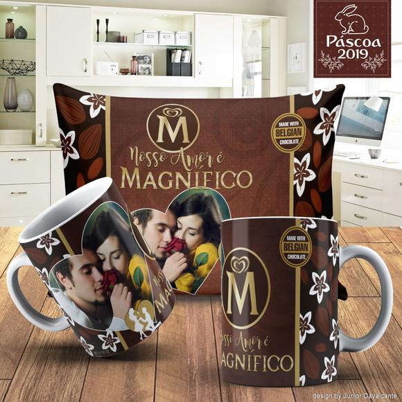 Presente noso amor é magnifico páscoa personalizado com foto