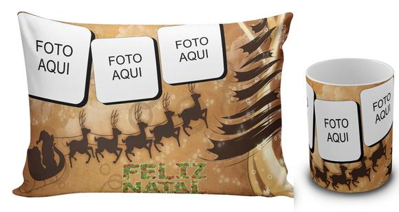 Presente personalizado c/ foto feliz natal