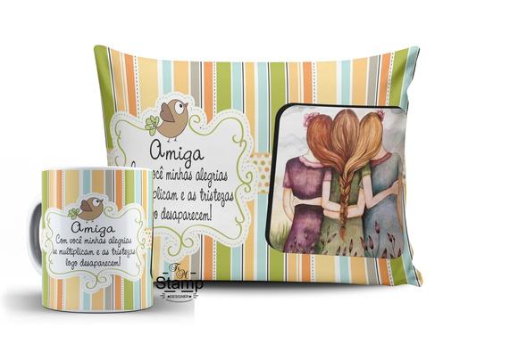 Presente Personalizado com Foto Amiga Presente Amigas