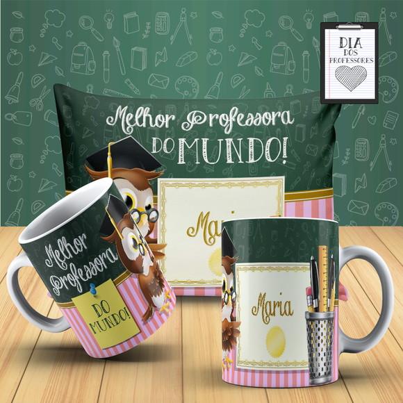 Presente Personalizado Melhor professora do mundo