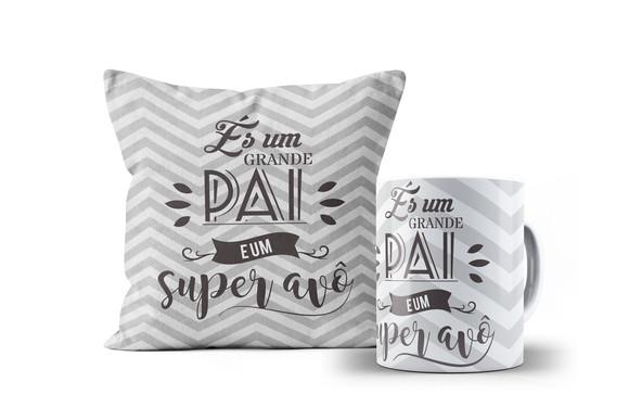 Presente Vovô super avô lembrança vovô kit
