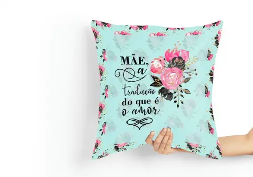 Almofada Mãe lembrança mamãe presente mãe 30x30cm