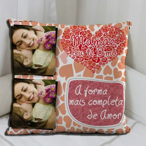 Almofada Mãe personalizado a Forma mais completa de amor