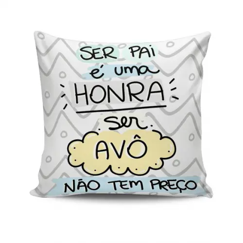 almofada vovô Presente Vovô Vô lembrança avô