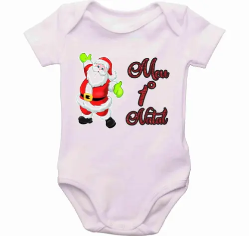 body meu primeiro natal bori natal roupa bebê natal