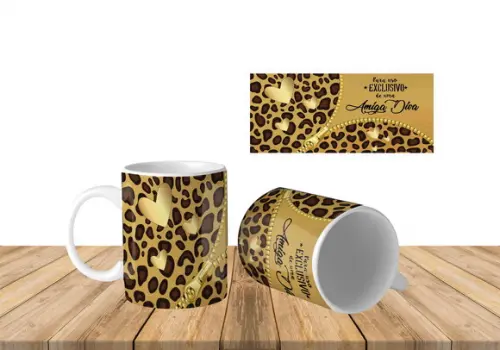 Caneca amiga diva para uso exclusivo amiga diva