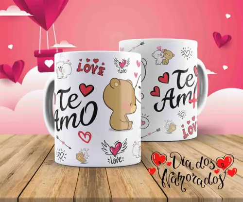 Caneca amor Namorados casal presente seu amor