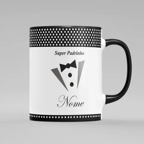 Caneca Casamento Personalizada Casamento Padrinhos