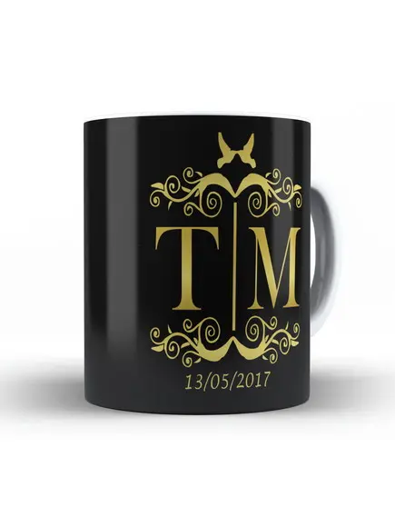 Caneca Convite padrinho de Casamento padrinho terno brasão