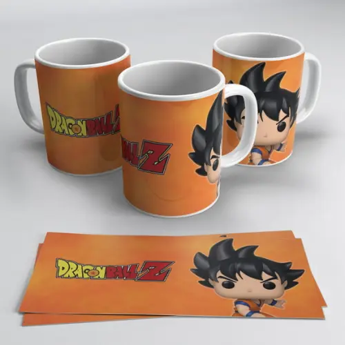 caneca criança goku funko presente lembrancinha infantil