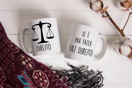 Caneca direito profissão direito