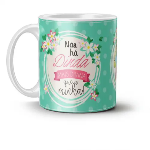 caneca dinda Presente dinda dinda divina presente dinda