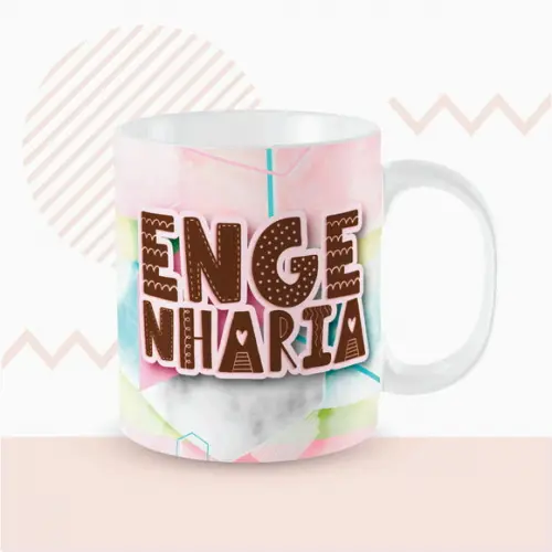 Caneca Engenharia lembrança engenheiro engenheira