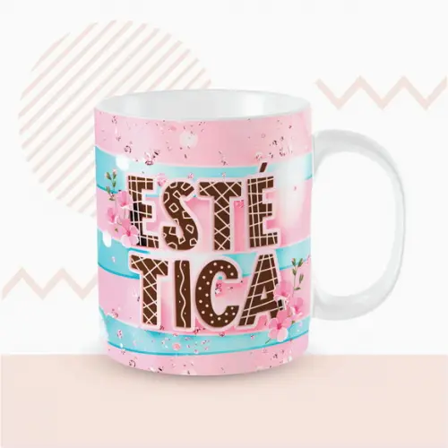 Caneca estética lembrança esteticista