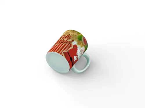 Caneca Feliz natal com fotos Lançamento exclusivo ref 01
