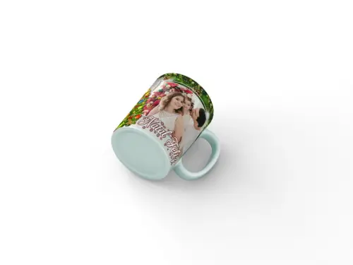 Caneca Feliz natal com fotos Lançamento exclusivo ref 04