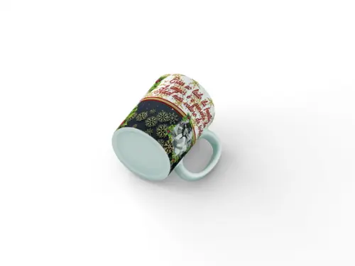 Caneca Feliz Natal com Fotos Presente de Natal Exclusivo