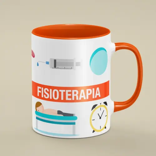 Caneca Fisioterapia laranja