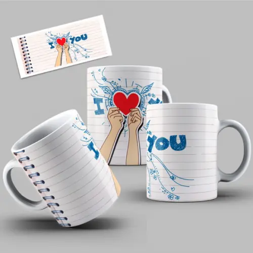 Caneca love amor Namorados casal presente seu amor