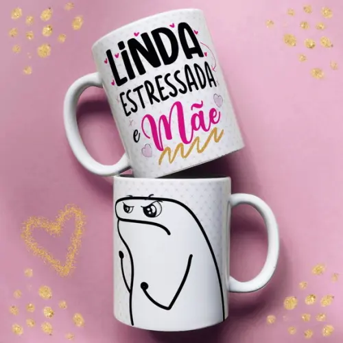Caneca Mãe linda estressada mãe presente mamãe caneca meme