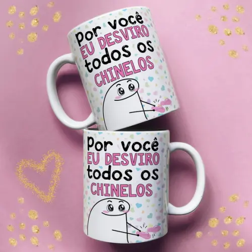 Caneca Mãe Por Você Eu Desviro Todos os Chinelos Caneca Meme