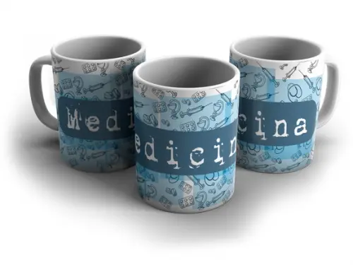 Caneca medicina profissão médico formando dr. médico