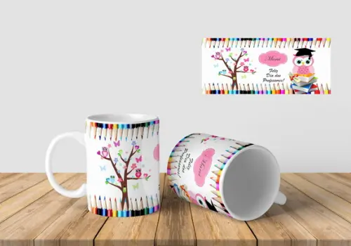 Caneca melhor professora lembrança professora personalizada