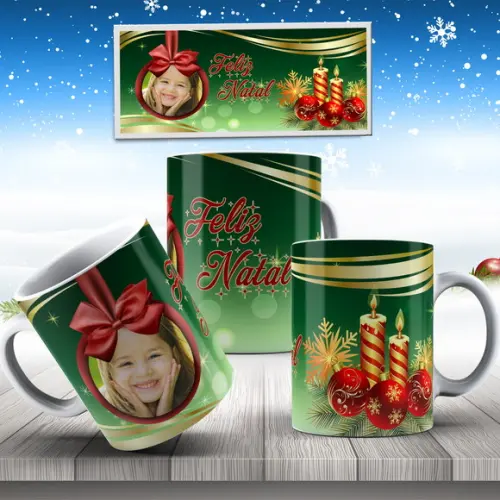 Caneca natal presente natal lembrança natal lembrancinha
