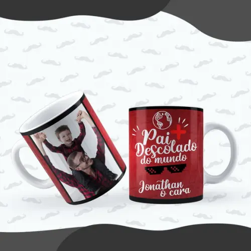 Caneca Pai Personalizada Pai Presente Dia dos Pais