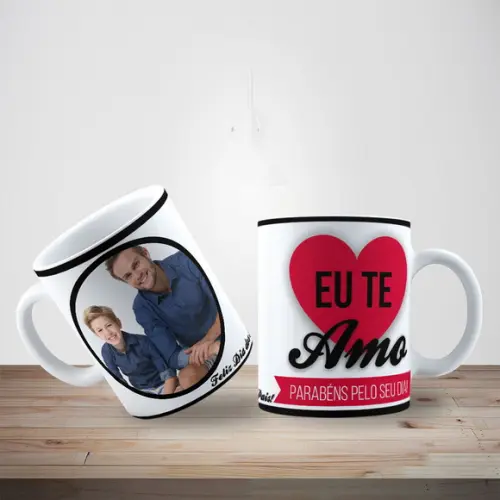 Caneca Pai Eu Te Amo Dia dos Pais Presente para Pai