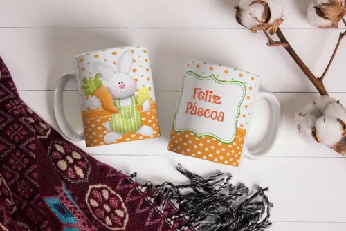 caneca páscoa caneca cerâmica páscoa presente páscoa