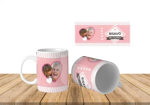 Caneca Personalizada Bisavó Personalizada com Foto Bisavó